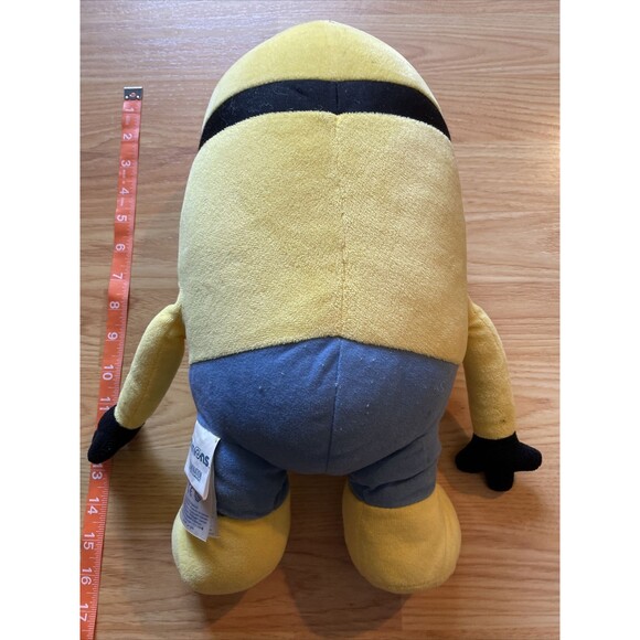 Build A Bear BAB Minion Plush Doll 15" Dispicable Me Stuart - Picture 3 of 6